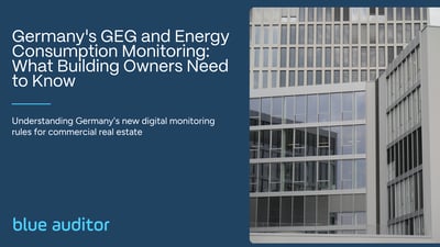 Germany's GEG and Energy Consumption Monitoring: What Building Owners Need to Know